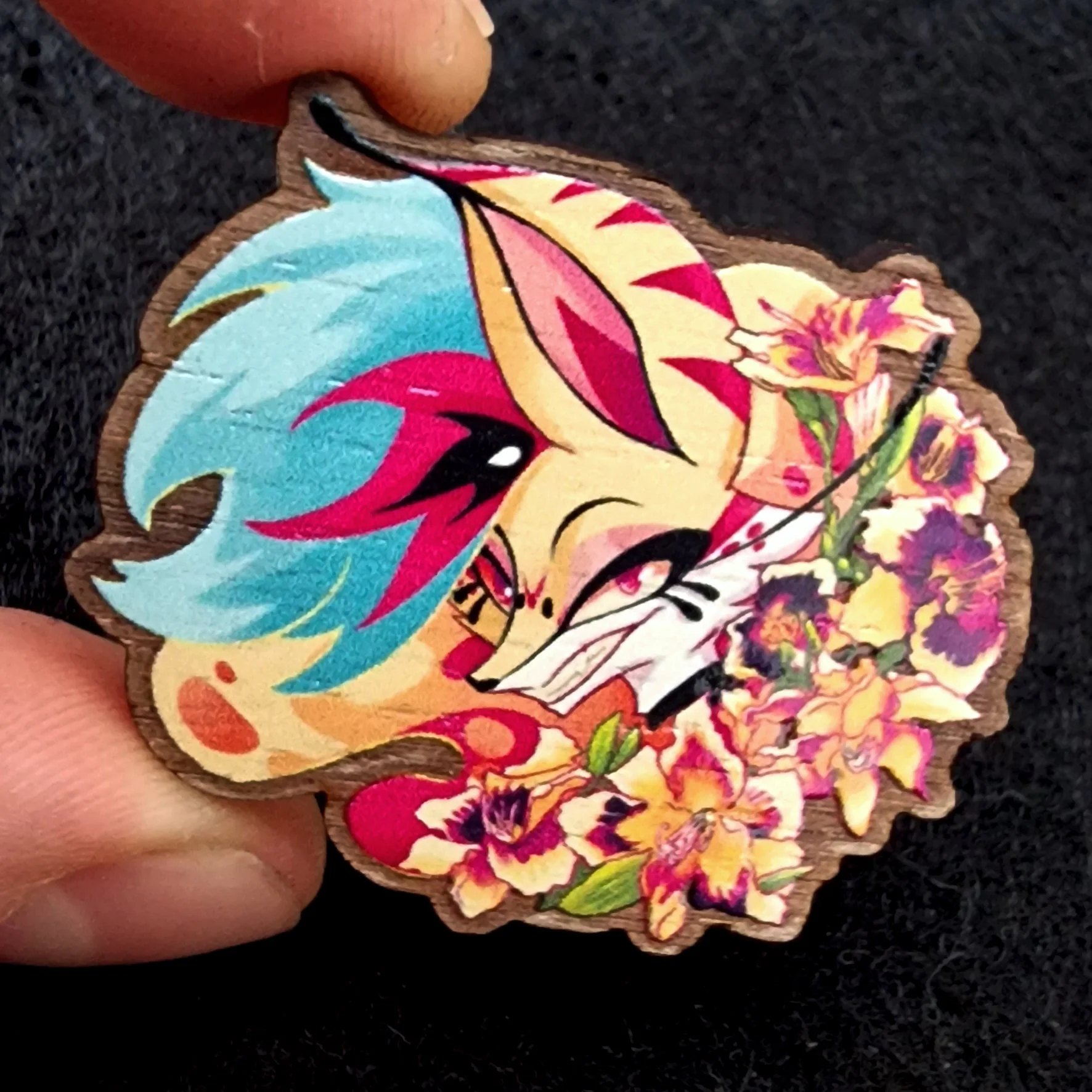 Helluva Boss Flower Pin - Beelzebub — Aiwasensei